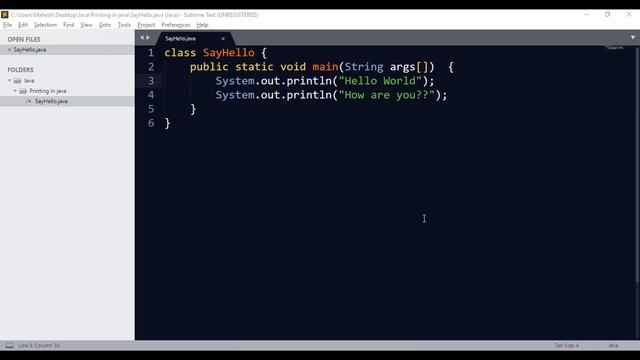 Learn Printing in java programming смотреть онлайн