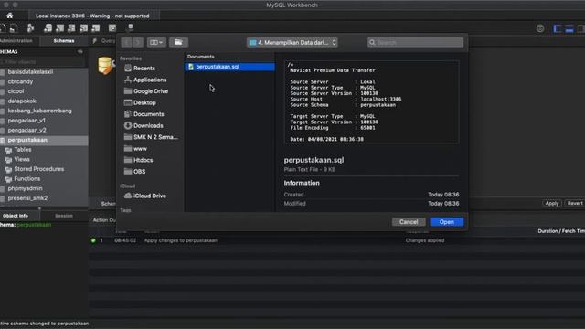 Import Data dari file SQL di Mysql Workbench смотреть онлайн