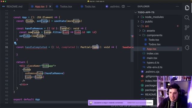 Tutorial práctico: React y TypeScript paso a paso, crea tu primera aplicación смотреть онлайн