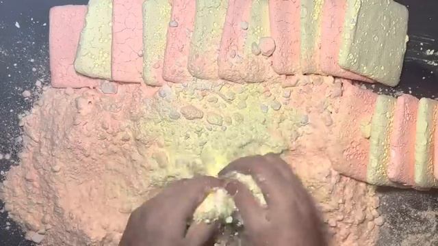 Pale Orange & Yellow Pasted Thins | Oddly Satisfying | ASMR смотреть онлайн