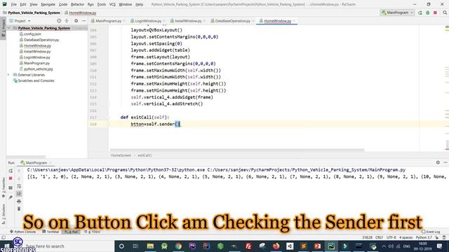 Python GUI Vehicle Parking System Project Part 16.7 | Create Manage Vehicle and History Screen смотреть онлайн