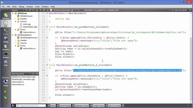 Qt Tutorials For Beginners - QFileDialog смотреть онлайн