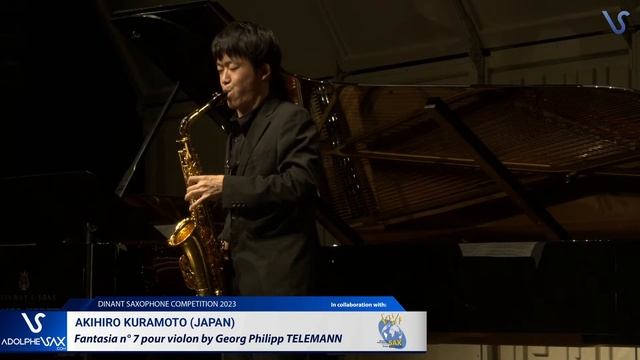 Akihiro KURAMOTO plays plays Fantasie nº7 pour violon by G.P. Telemann смотреть онлайн