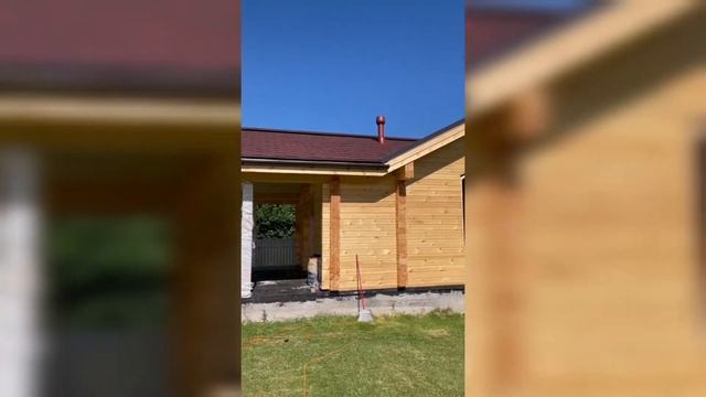 Баня из профилированного бруса от компании NORD-HOUSE KIROV смотреть онлайн