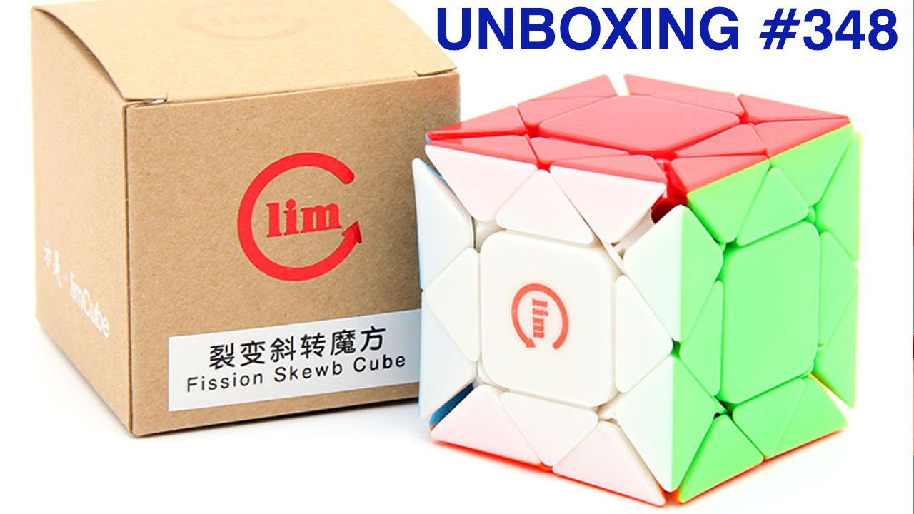 Unboxing №348 f/s LimCube Fission Skewb Cube. Фишн Скьюб. Обзор смотреть онлайн
