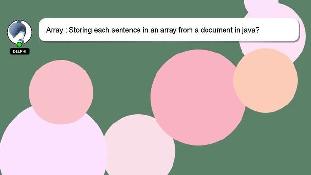 Array : Storing each sentence in an array from a document in java? смотреть онлайн