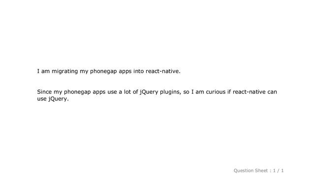 jQuery : Can react native use jQuery смотреть онлайн
