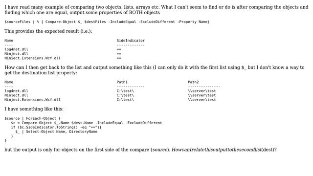 DevOps & SysAdmins: Powershell compare-object select results from both sides смотреть онлайн