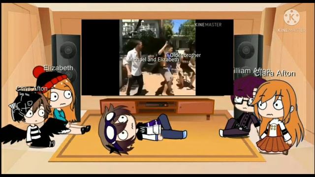 The Afton Family Reacts To Fnaf Vines | Gacha Club | смотреть онлайн