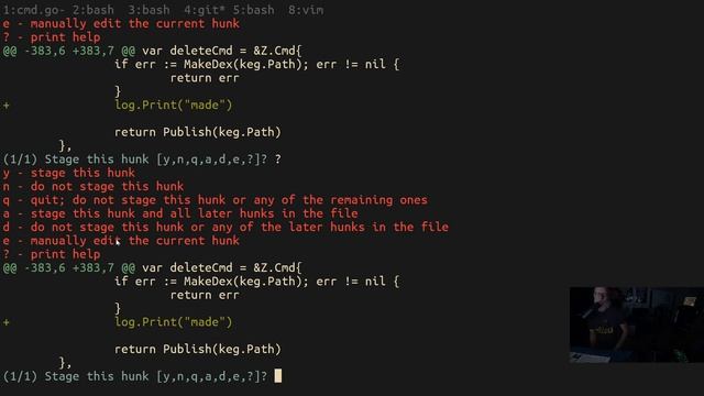 How do you do interactive git staging? смотреть онлайн