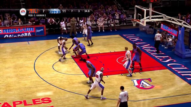 NBA Live 08 Gameplay Los Angeles Clippers vs New York Knicks смотреть онлайн