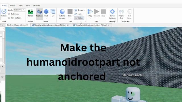 How to make a custom starter character Roblox Studio смотреть онлайн