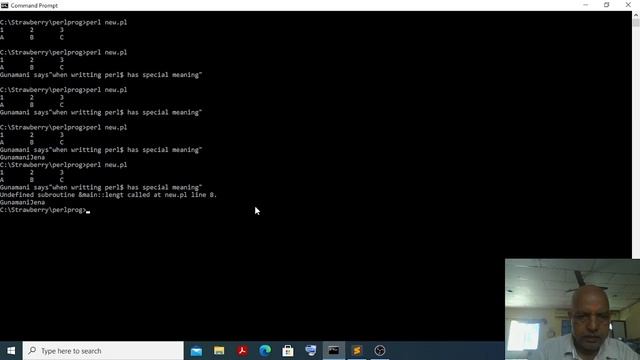 PERL PROGRAMING смотреть онлайн