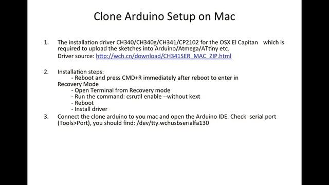 setup clone arduino ch341 on Mac El Capitan смотреть онлайн