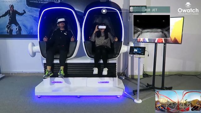 New 9D Virtual Reality Simulator/cinema | Owatch VR machine manufacturer смотреть онлайн