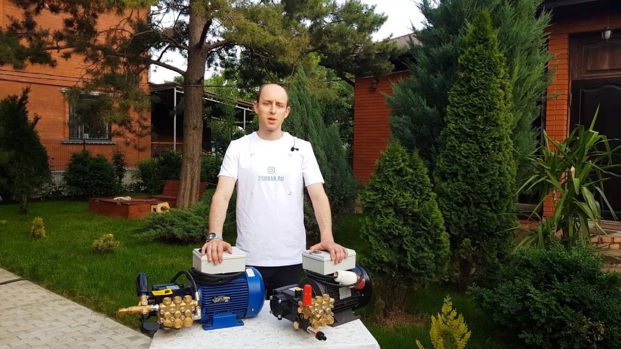 Аппарат высокого давления 200 Бар - 5 в одном / автомойка, пескоструй, каналопромывка и т.д. смотреть онлайн