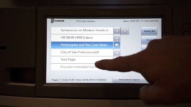 Pcounter for Lexmark - Print Release Workflow смотреть онлайн