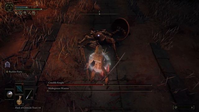 Elden Ring - Misbegotten Warrior & Crucible Knight: Rune Level 1 смотреть онлайн