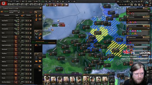 The Last Days of WW2 - Germany | British Legion Stream | Endsieg | Hearts of Iron IV | 7 смотреть онлайн