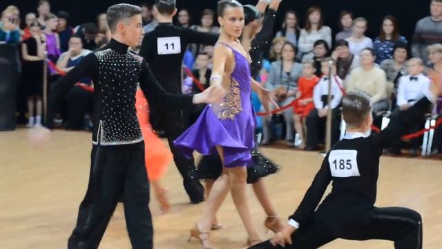 Открытый Кубок Донецкой Народной Республики. Румба Антона и Евы! смотреть онлайн