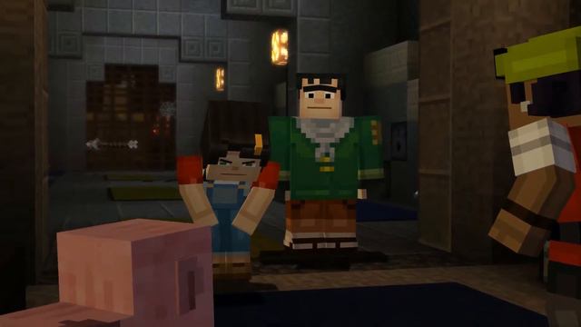 Minecraft: Story Mode - A Telltale Games Series - Episode 1 - Walkthrough - Part 4 смотреть онлайн