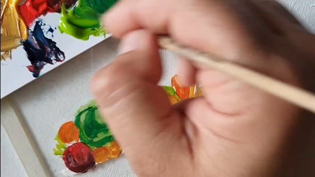 Проверяю роспись акрилом на стекле. Макет вывески. смотреть онлайн