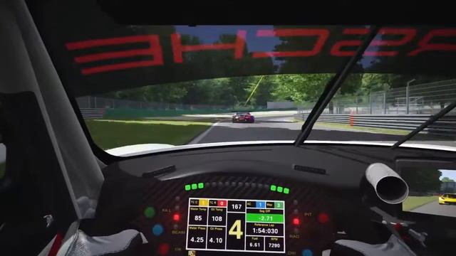 Assetto corsa - Porche 911 RSR 2017 @ Monza | no ABS/TC - Surreal смотреть онлайн