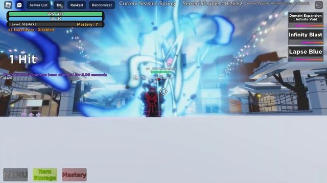 only possible gojo true combo sakura stand roblox смотреть онлайн