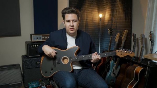 Fender American Acoustasonic Jazzmaster - COMPARING TO A ($$$) Collings OM-1??