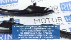 Евроручки дверей Рысь на Лада Калина, Калина 2, Гранта в цвет | MotoRRing.ru