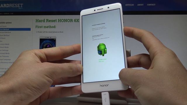 How to Enter FASTBOOT & RESCUE Mode in HONOR 6X |HardReset.info смотреть онлайн