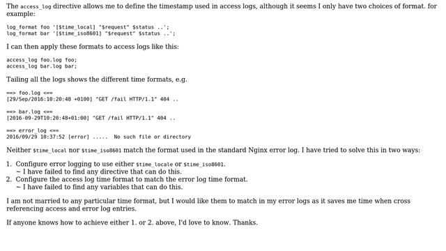 How to change the timestamp format in error logs? смотреть онлайн