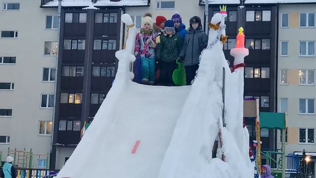 3х метровая Горка в Боровском от дяди Жени. Декабрь 2022г смотреть онлайн