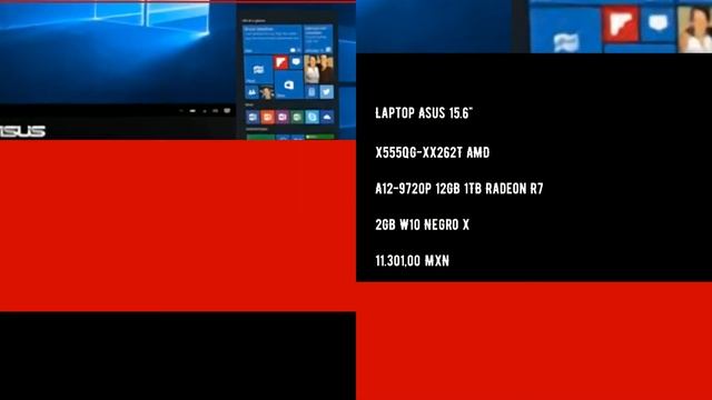 Laptop Asus 15 6 X555QG XX262T AMD A12 9720P 12GB 1TB Radeon R7 2GB W10 Negro X 1 смотреть онлайн