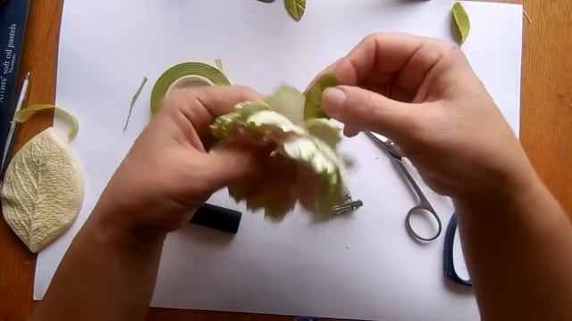 МК Цветы из фоамирана. Простой способ создания красивого украшения Фисташковый рай. смотреть онлайн