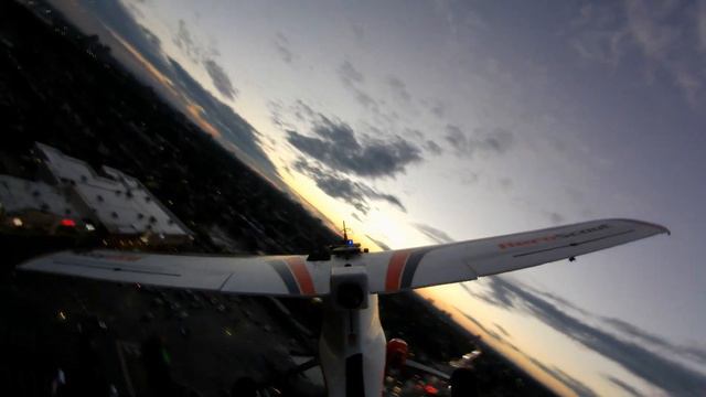 HobbyZone AeroScout 1.1mm Flight:Dusk, Gun Hill Rd.Aerial Stunts, Rudder Cam, RunCam4K. смотреть онлайн