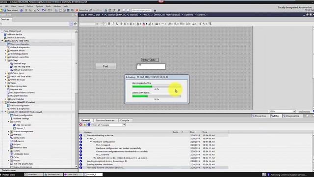 WinCC Professional TIA Portal : Generate runtime File and Autostart (2020) смотреть онлайн