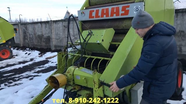 Обзор прессподборщика рулонного Клас Claas Rollant 62