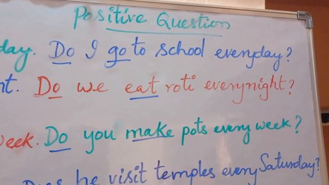 Simple Present Tense: Positive, Negative, Question, & Wh-Question Sentences смотреть онлайн