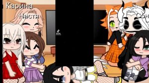 реакция персонажей канала непета страшилки на тт gacha life ~фан непеты??~1/4