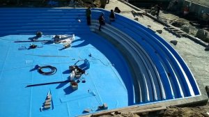 ПВХ пленка для бассейнов. Самая практичная технология гидроизоляции и облицовки. X-PooL