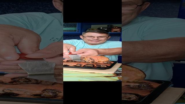 Рулетики из баклажанов с фаршем. смотреть онлайн