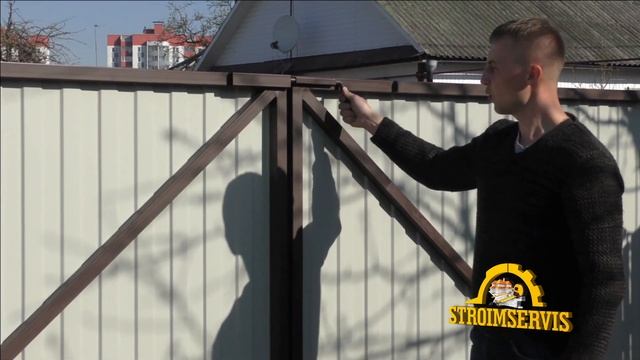 Забор, ворота и калитка из металлопрофиля Брест смотреть онлайн