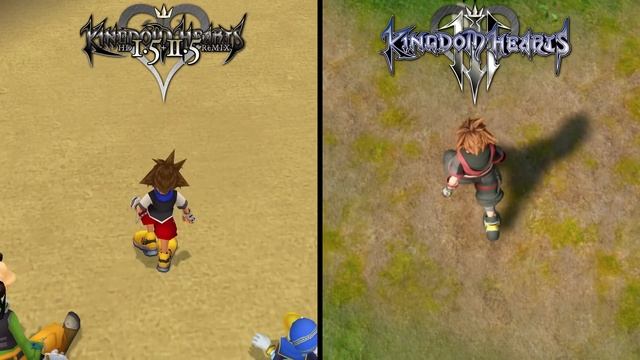 Kingdom Hearts 3 vs Kingdom Hearts | Direct Comparison смотреть онлайн