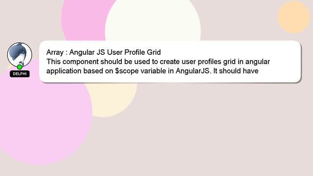 Array : Angular JS User Profile Grid смотреть онлайн