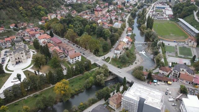 Foča, grad na dvije rijeke, Drini i Ćehotini - Bosna i Hercegovina | 4K смотреть онлайн