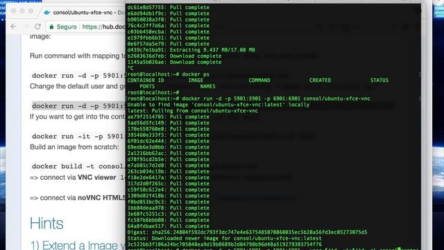 Install remote VNC via Docker in Linux смотреть онлайн
