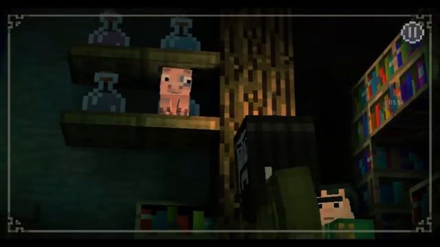 Lukas is hiding in a chest XD |Minecraft Story mode смотреть онлайн
