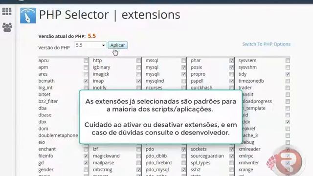 Como Selecionar a Versão do PHP смотреть онлайн