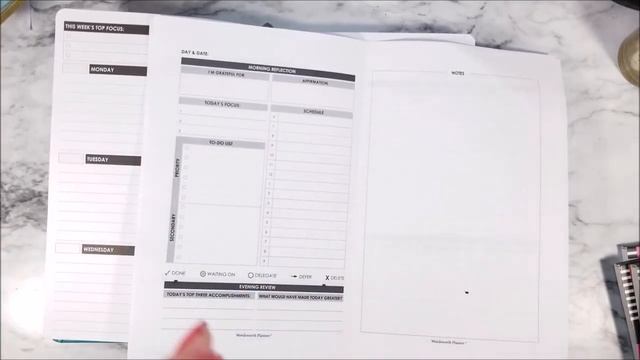 My NEW Wordsworth Planner Flip Through and Plan With Me смотреть онлайн